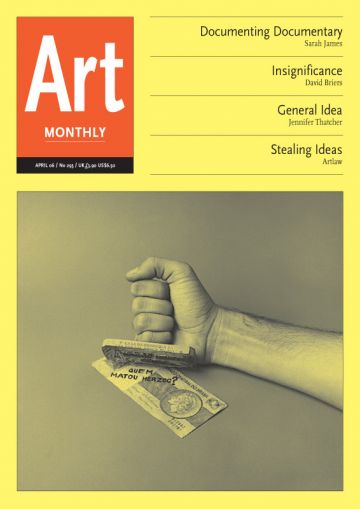 Art Monthly cover