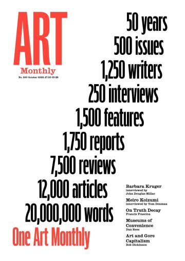 Art Monthly cover