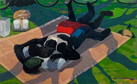 Kerry James Marshall, <em>Untitled (Blanket Couple)</em>, 2014