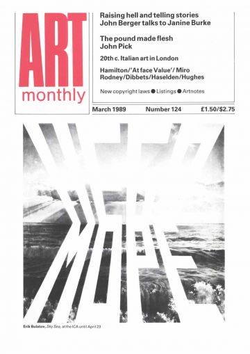 Art Monthly cover