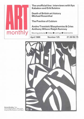 Art Monthly cover