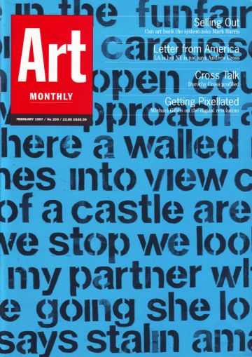 Art Monthly cover