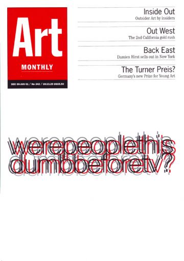 Art Monthly cover