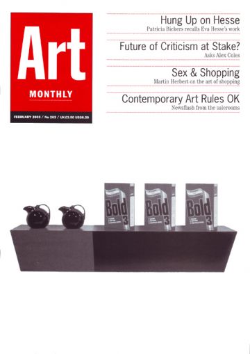 Art Monthly cover