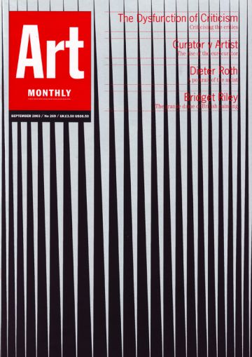 Art Monthly cover