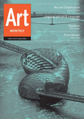 Art Monthly cover