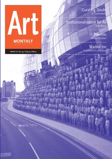 Art Monthly cover