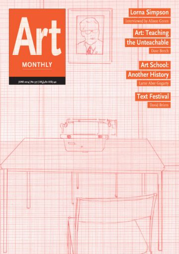 Art Monthly cover