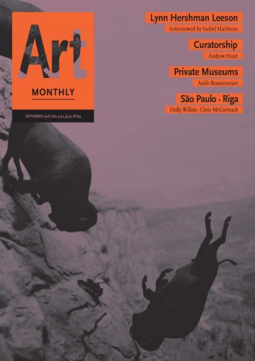 Art Monthly cover