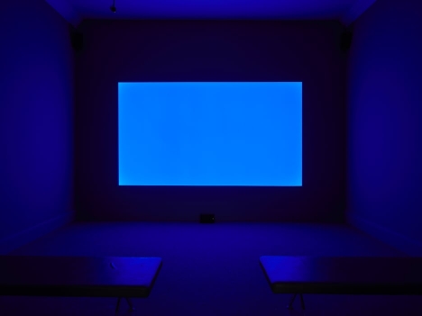 Derek Jarman, <em>Blue</em>, 1993, installation view at IMMA, Dublin