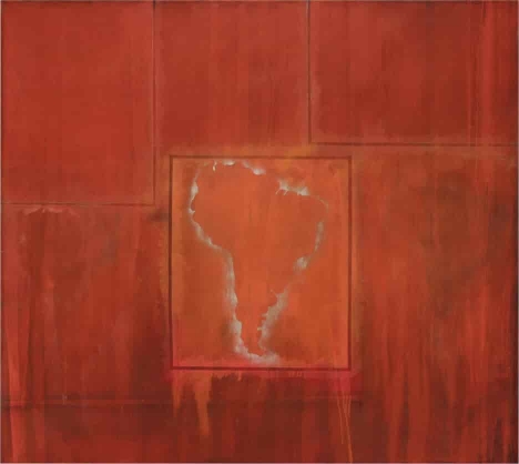 Frank Bowling, <em>South America Squared</em>, 1967