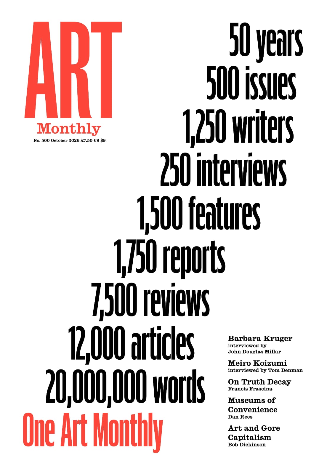 Art Monthly cover