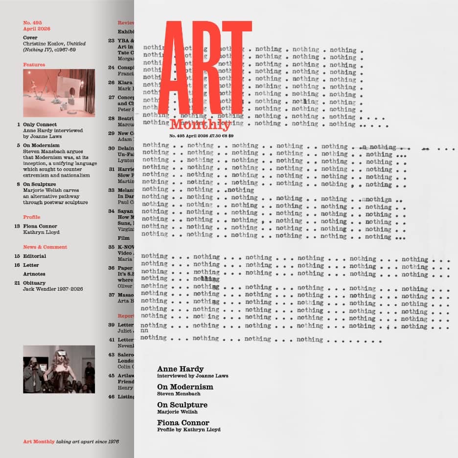 Art Monthly cover