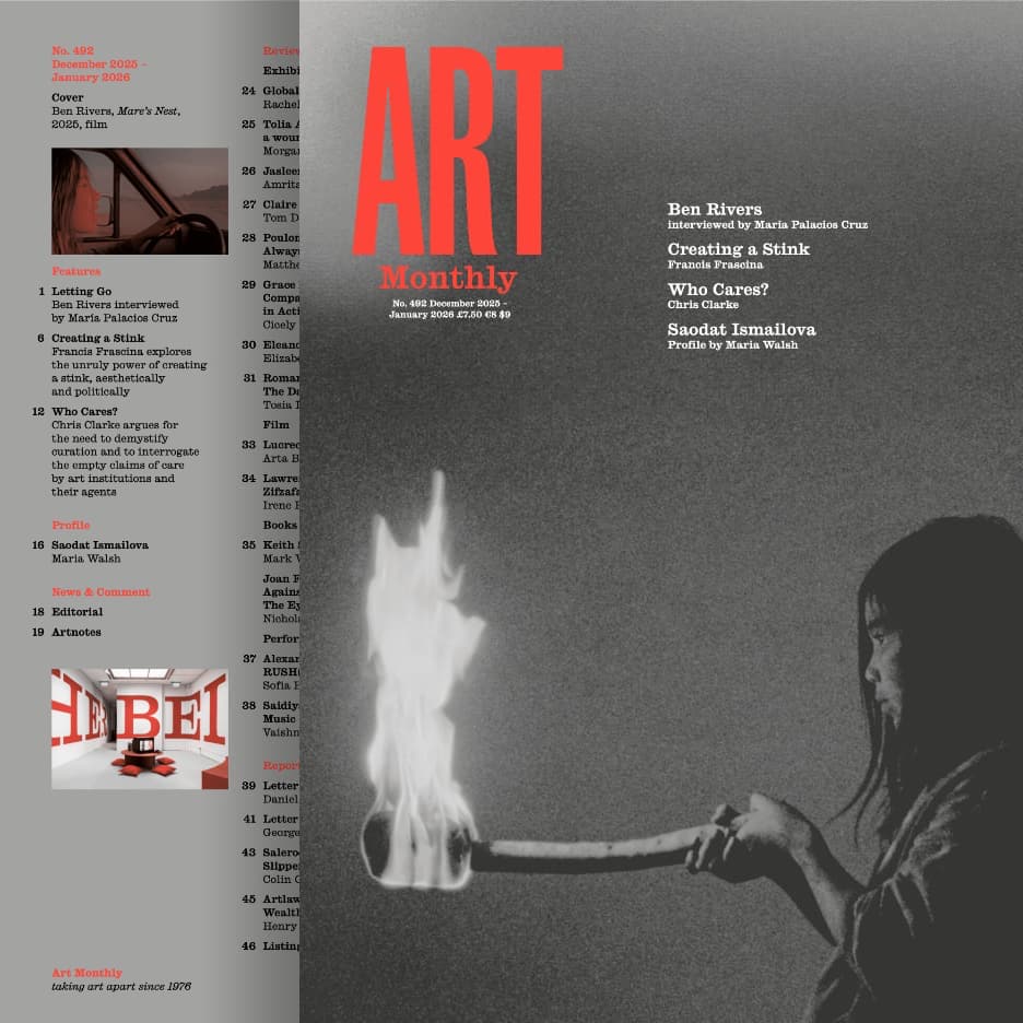 Art Monthly cover