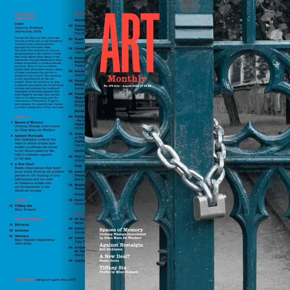 Art Monthly cover