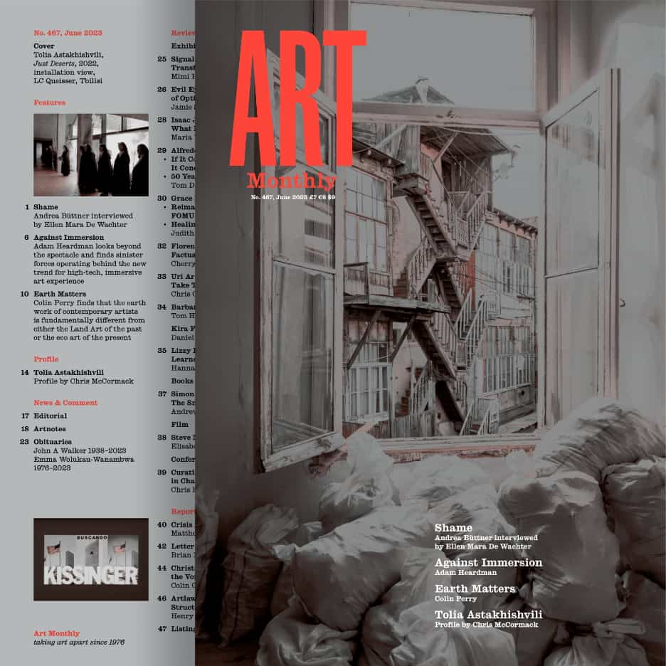 Art Monthly cover