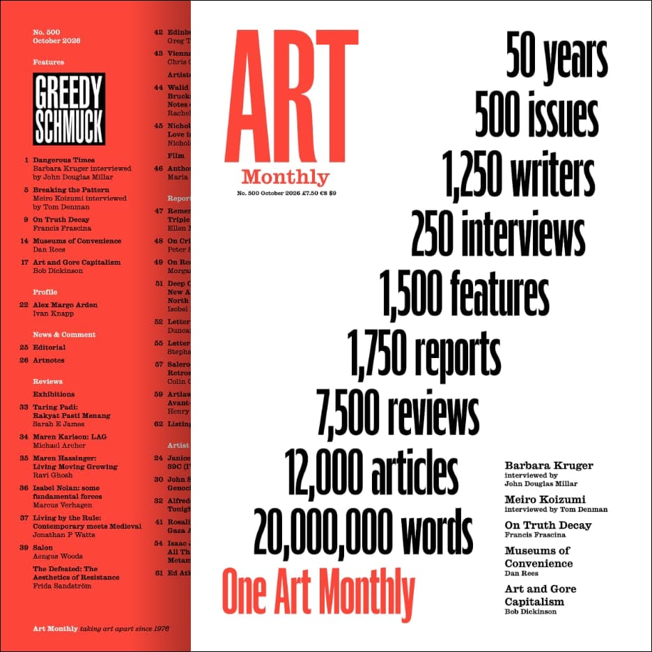 Art Monthly cover